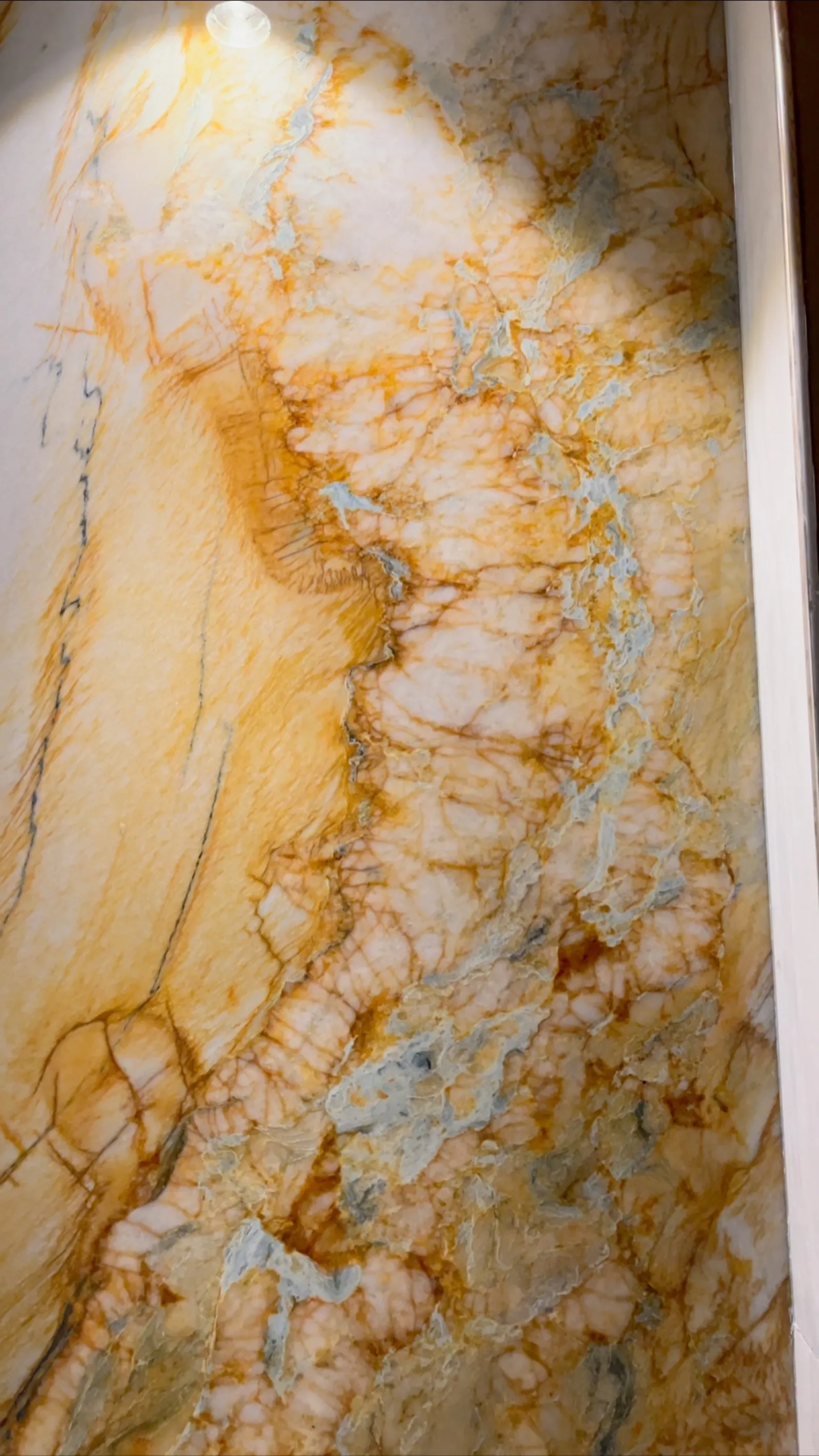 Back-lit Golden Marble